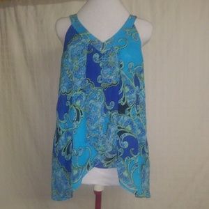 Apt 9 XL  Flowing Sleeveless Shirt